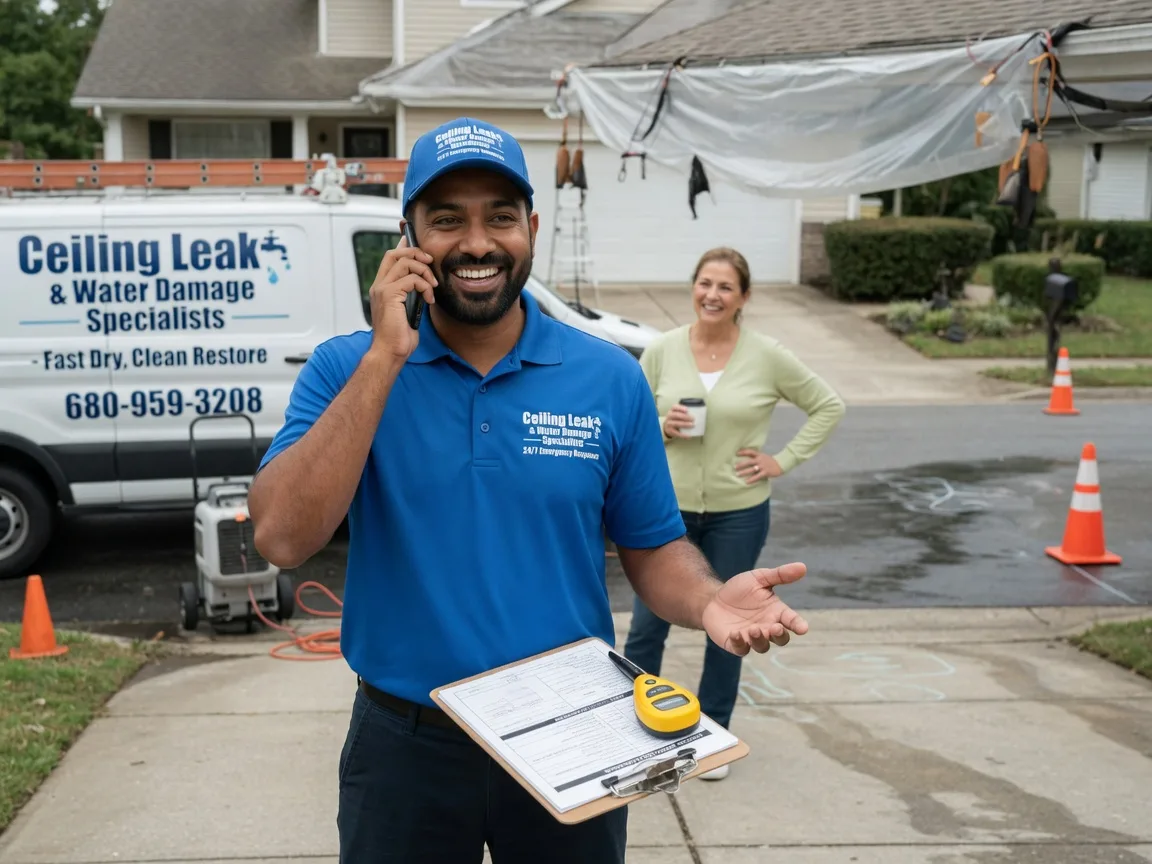 Ceiling Leak Cleanup Perry, OK FAQs